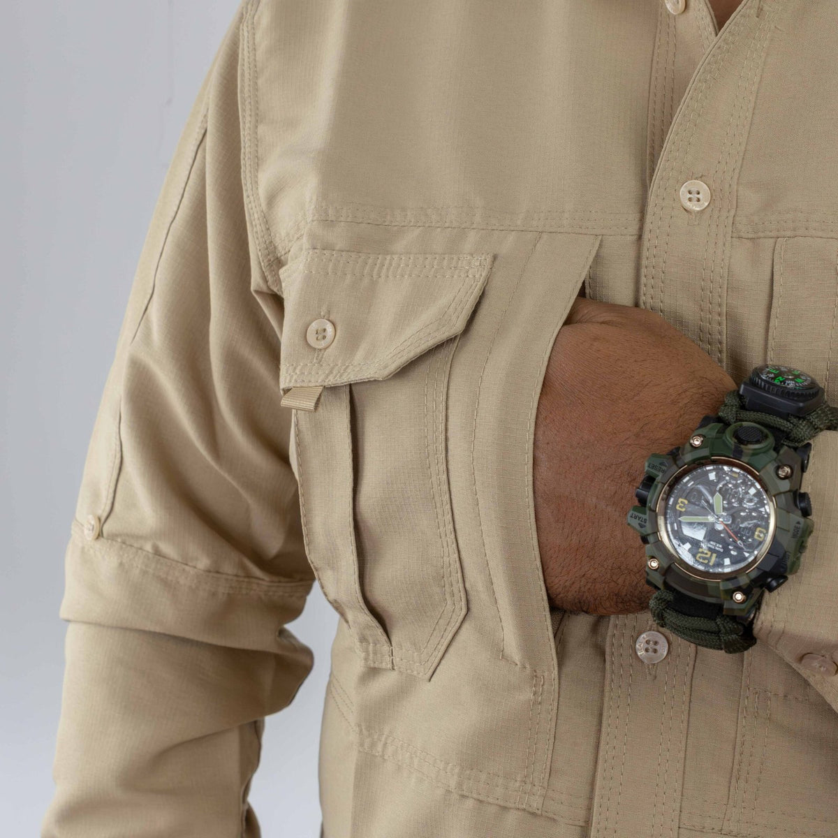 Camisa Presidencial Beige