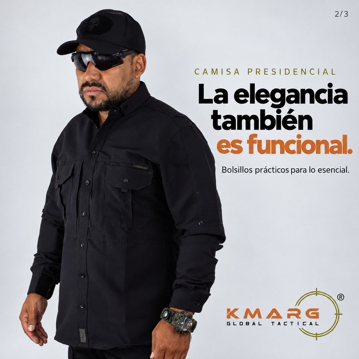 Camisa Presidencial Negro