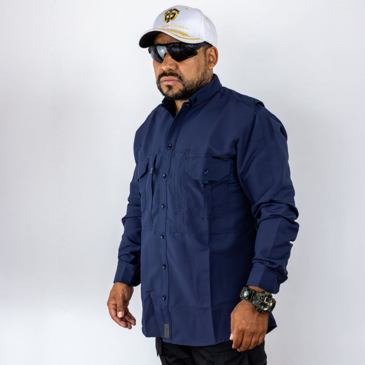 Camisa Presidencial Azul Turquí
