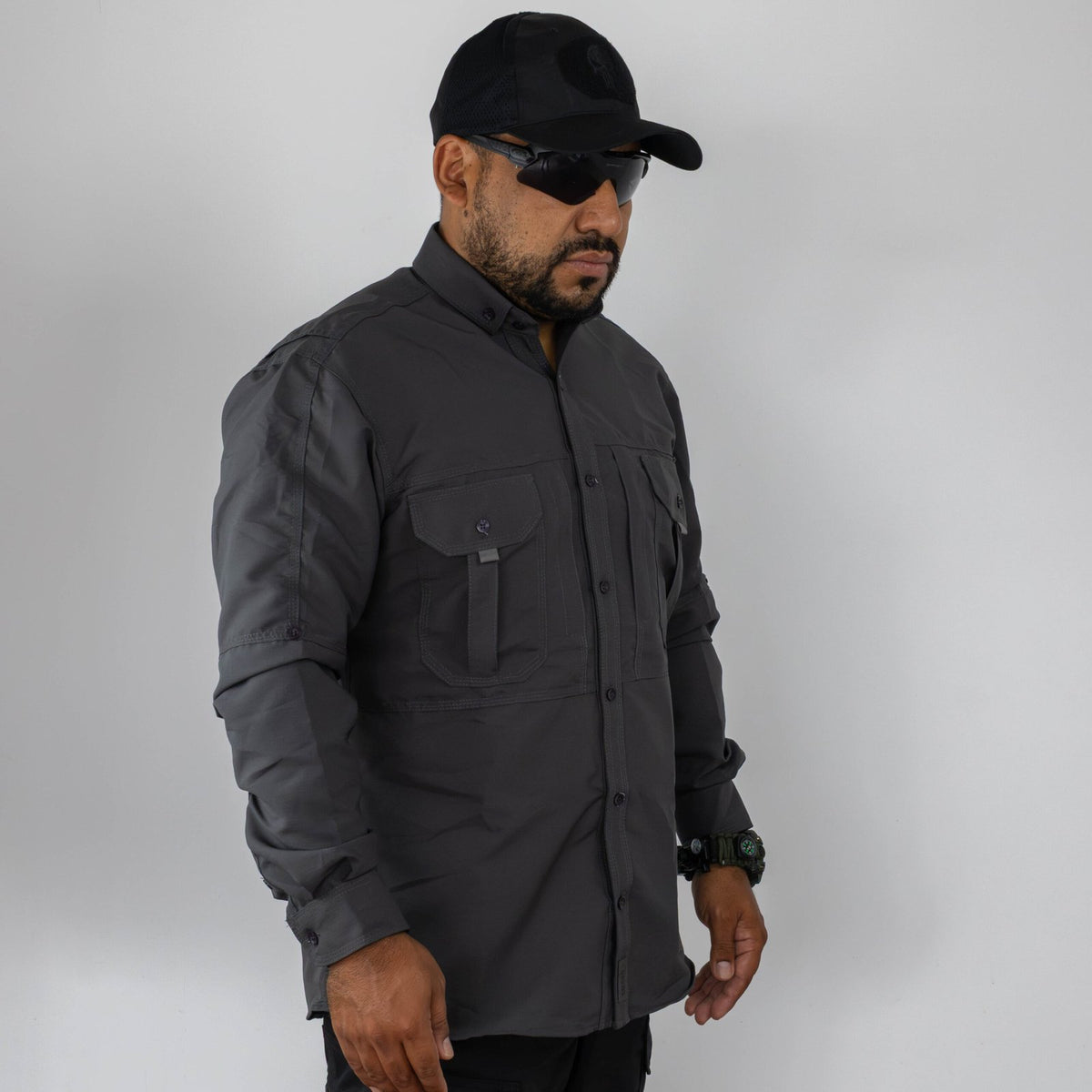 Camisa Presidencial Gris Ratón