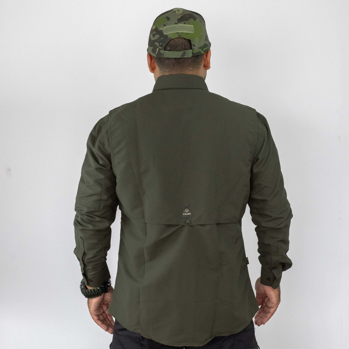 Camisa Presidencial Verde Militar