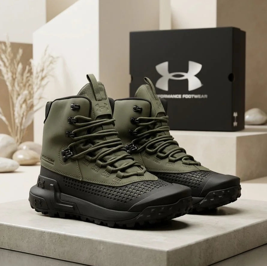 Bota Under Armour Storm Verde con negro